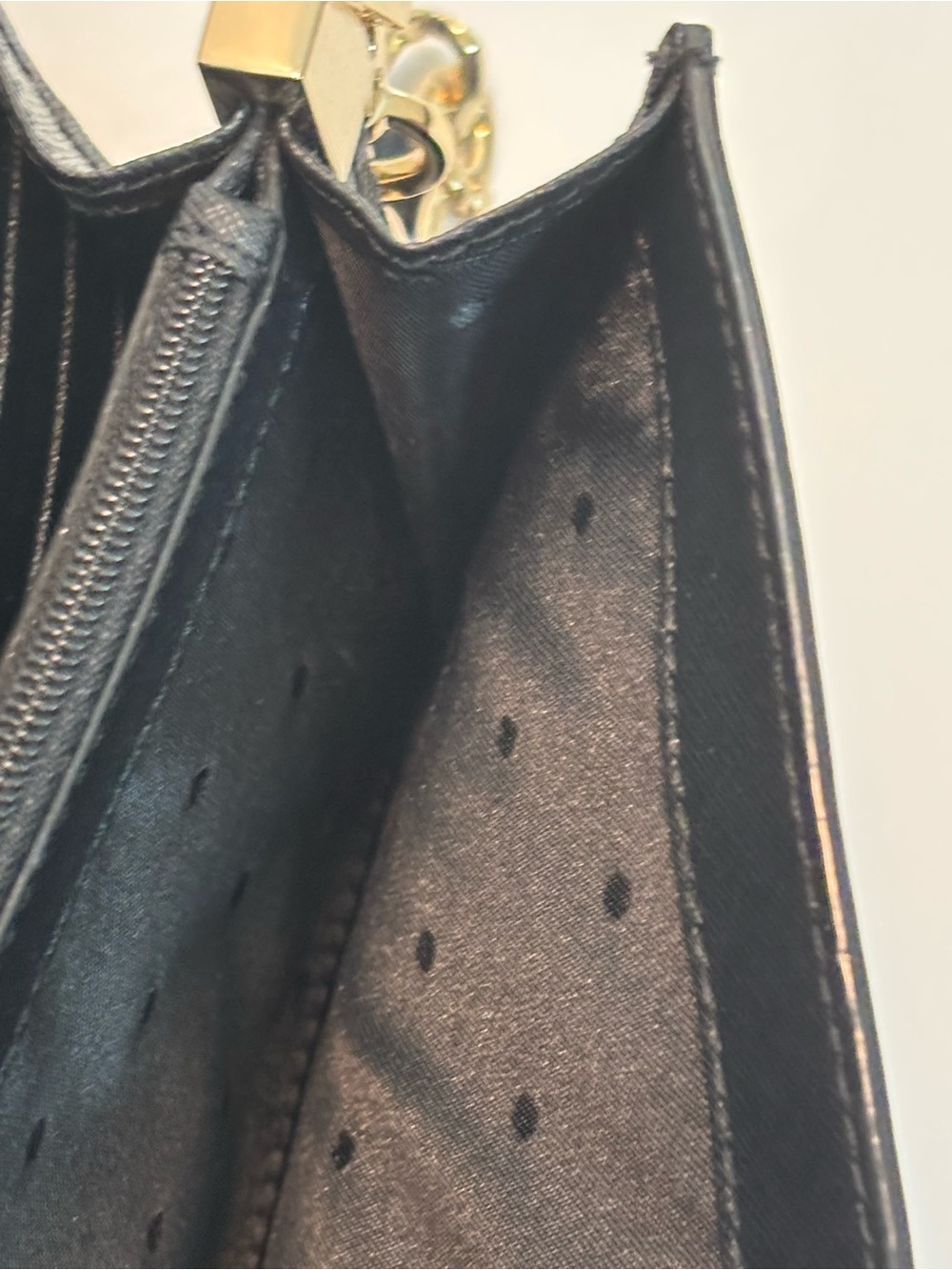 KATE SPADE ($258) Make It Mine Camila Black Saffiano Leather Crossbody Bag AUTH - Picture 13 of 16